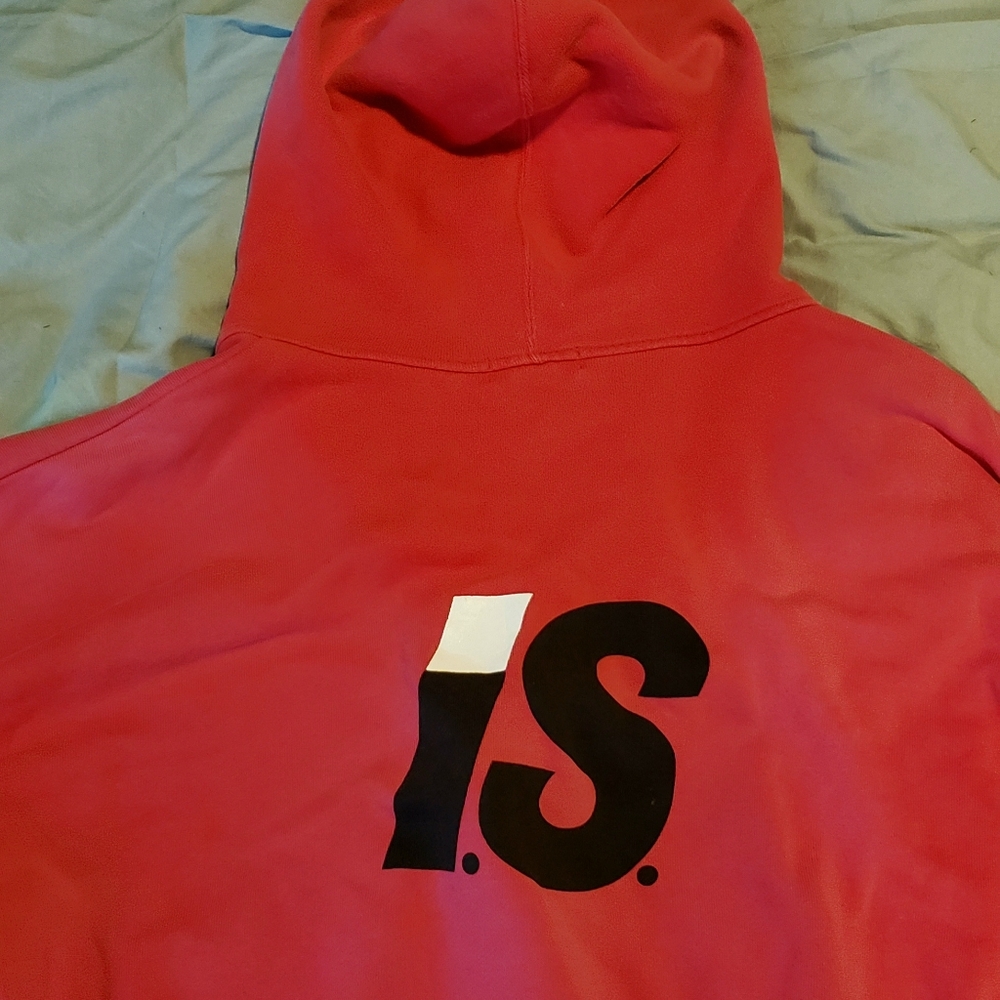 issey miyake red jacket